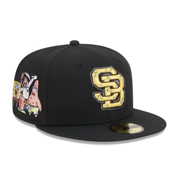 25th Anniversary SpongeBob New Era Fitted Hat size 7 3/8 - Picture 2 of 8